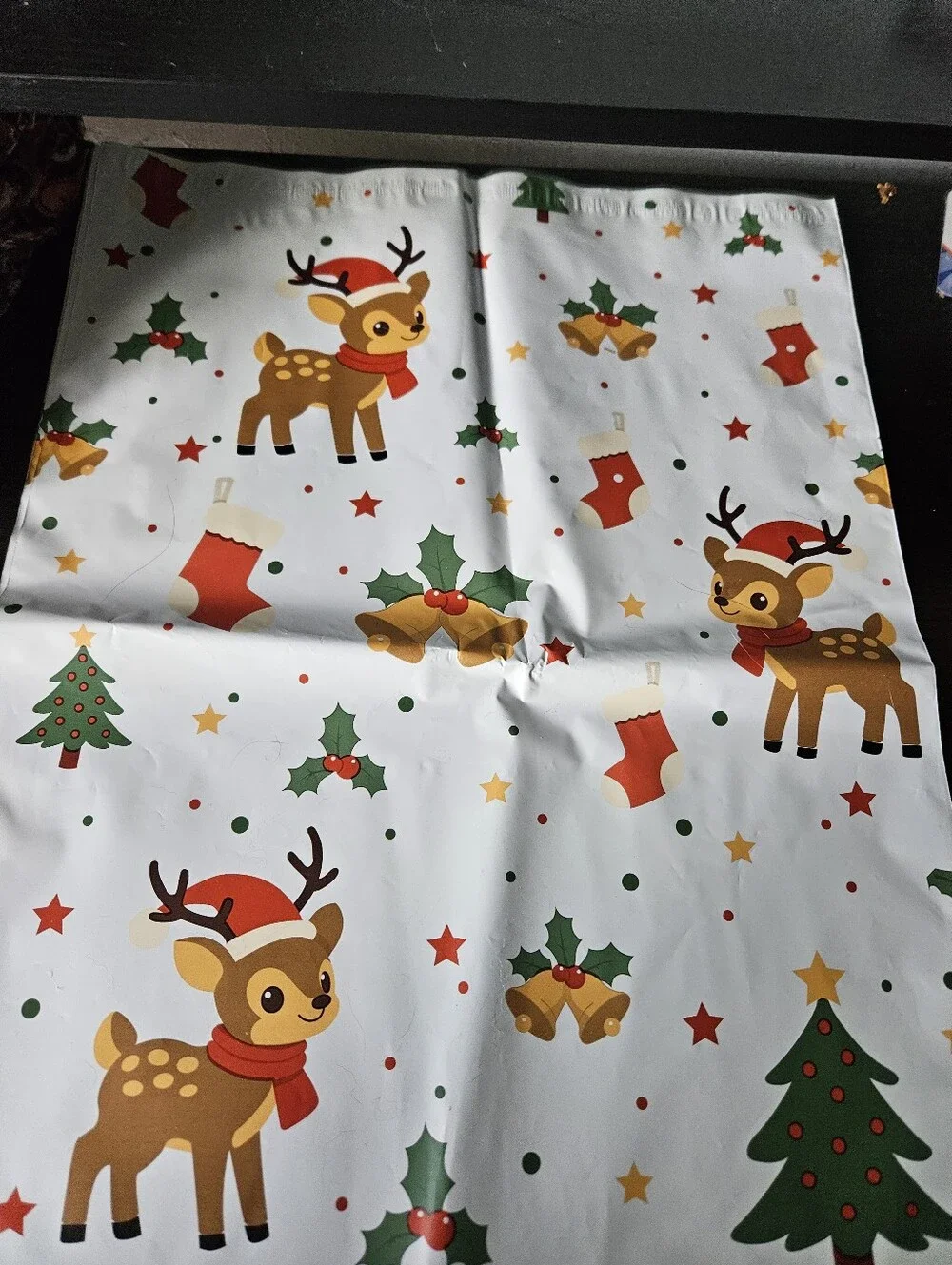 Festive Reindeer Polymailer Packages